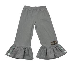 Matilda Jane Gray Martha Big Ruffles Pants